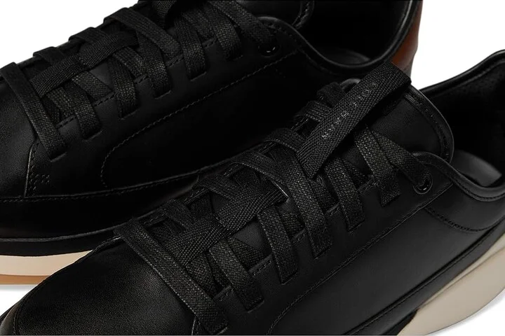 Cole Haan Grandpro All Day Court Leather Sneakers Men's Shoes Black/British Tan/Ivory : 9.5 W - Wide - Image 7