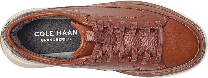 Cole Haan Grandpro All Day Court Leather Sneakers Men's Shoes British Tan/Dark Chocolate/Ivory : 13 D - Medium - Image 2