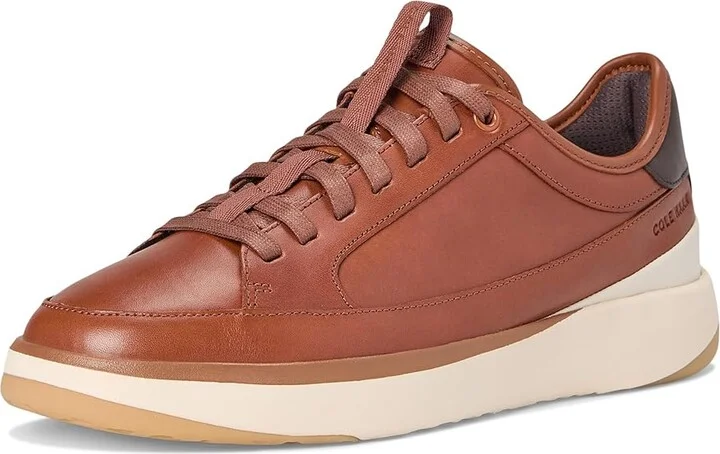 Cole Haan Grandpro All Day Court Leather Sneakers Men's Shoes British Tan/Dark Chocolate/Ivory : 13 D - Medium - Image 5