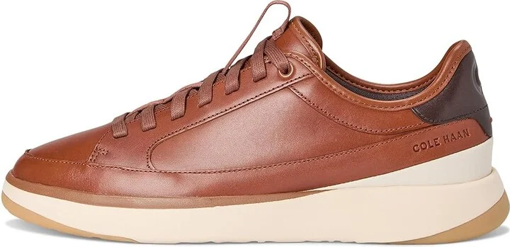 Cole Haan Grandpro All Day Court Leather Sneakers Men's Shoes British Tan/Dark Chocolate/Ivory : 13 D - Medium - Image 6