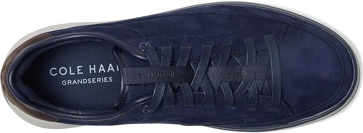 Cole Haan Grandpro All Day Court Leather Sneakers Men's Shoes Midnight Moon/Microchip/Quietshade : 7.5 W - Wide - Image 2