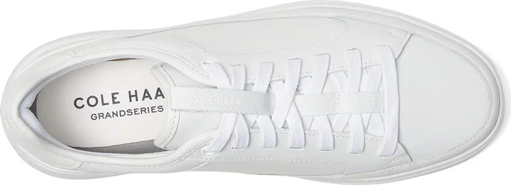 Cole Haan Grandpro All Day Court Leather Sneakers Men's Shoes Optic White/Optic White : 10 W - Wide - Image 2