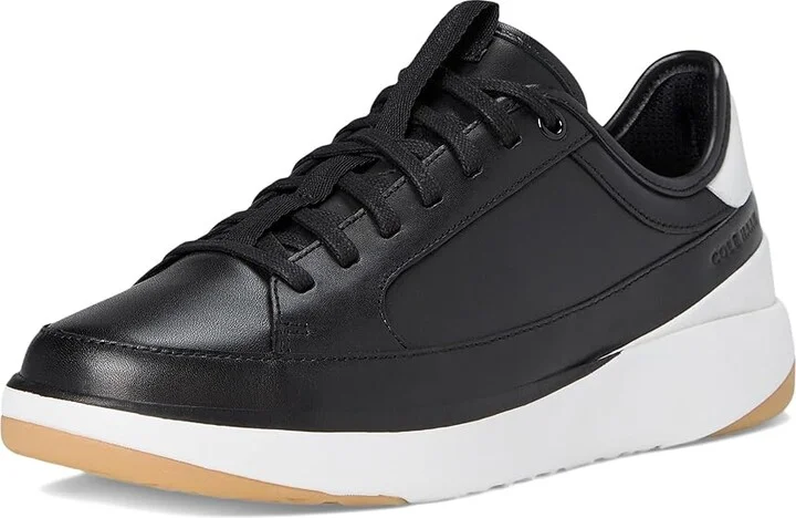 Cole Haan Grandpro All Day Court Leather Sneakers Women's Snow Shoes Black/Optic White/Optic White : 8.5 B - Medium - Image 5
