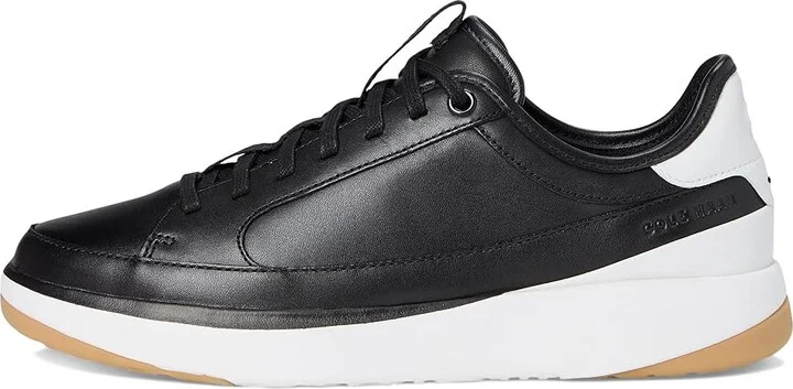Cole Haan Grandpro All Day Court Leather Sneakers Women's Snow Shoes Black/Optic White/Optic White : 8.5 B - Medium - Image 6