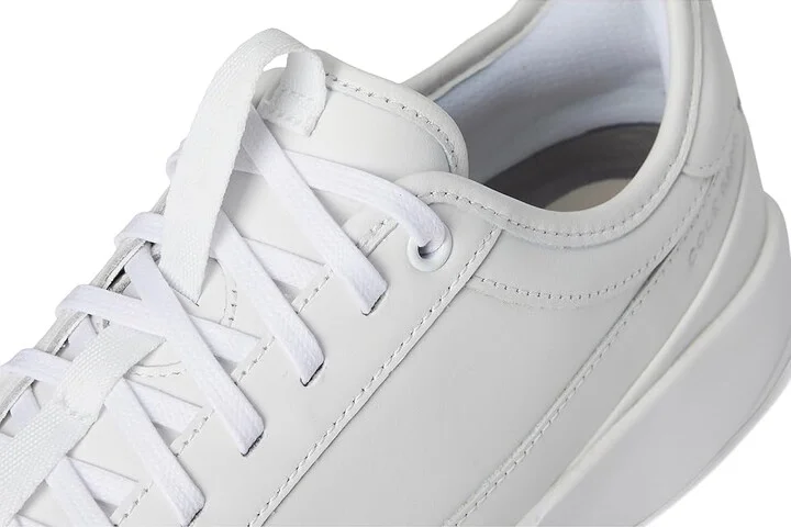 Cole Haan Grandpro All Day Court Leather Sneakers Women's Snow Shoes Optic White/Optic White : 9.5 B - Medium - Image 7