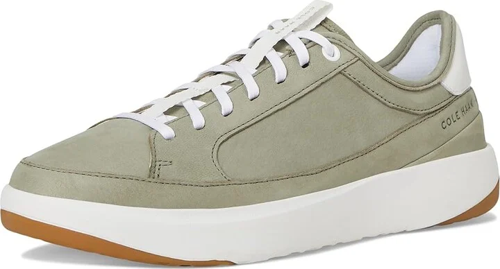 Cole Haan Grandpro All Day Court Leather Sneakers Women's Snow Shoes Shadow Nubuck/White : 10 C - Wide - Image 5