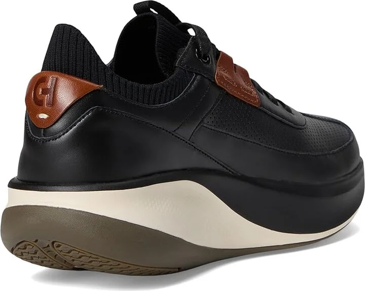 Cole Haan Grandpro All Day Leather Runners Men's Shoes Black/British Tan/Ivory : 8 W - Wide - Image 4