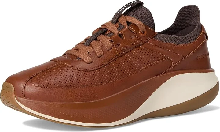 Cole Haan Grandpro All Day Leather Runners Men's Shoes Brit Tan/Dark Chocolate/Natural : 11.5 W - Wide - Image 5