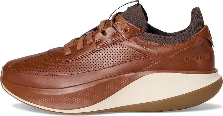 Cole Haan Grandpro All Day Leather Runners Men's Shoes Brit Tan/Dark Chocolate/Natural : 11.5 W - Wide - Image 6