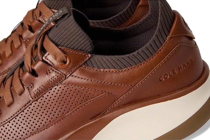 Cole Haan Grandpro All Day Leather Runners Men's Shoes Brit Tan/Dark Chocolate/Natural : 11.5 W - Wide - Image 7