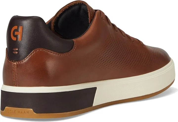 Cole Haan Grandpro Angleace Sneakers Men's Shoes British Tan/Dark Chocolate/Ivory : 10.5 D - Medium, Leather - Image 4