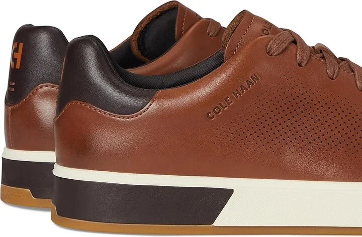 Cole Haan Grandpro Angleace Sneakers Men's Shoes British Tan/Dark Chocolate/Ivory : 10.5 D - Medium, Leather - Image 7
