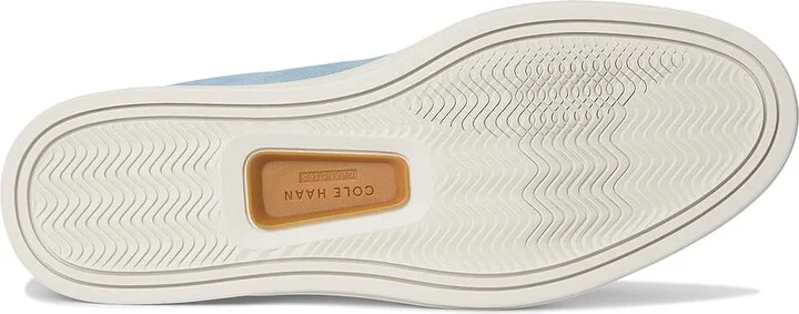 Cole Haan Grandpro Angleace Sneakers Men's Shoes Faded Denim Suede/Sea Stone/Glacier Grey : 8.5 D - Medium, Leather - Image 3