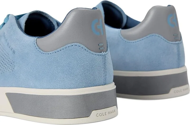 Cole Haan Grandpro Angleace Sneakers Men's Shoes Faded Denim Suede/Sea Stone/Glacier Grey : 8.5 D - Medium, Leather - Image 7