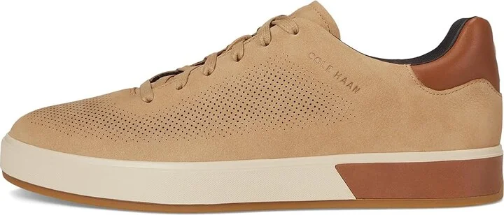 Cole Haan Grandpro Angleace Sneakers Men's Shoes Farro Nubuck/New Caramel/Oat : 9.5 D - Medium, Leather - Image 6