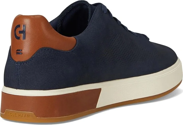 Cole Haan Grandpro Angleace Sneakers Men's Shoes Navy Blazer/British Tan/Gum : 7 D - Medium, Leather - Image 4