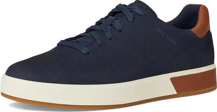 Cole Haan Grandpro Angleace Sneakers Men's Shoes Navy Blazer/British Tan/Gum : 7 D - Medium, Leather - Image 5