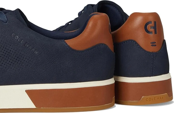 Cole Haan Grandpro Angleace Sneakers Men's Shoes Navy Blazer/British Tan/Gum : 7 D - Medium, Leather - Image 7