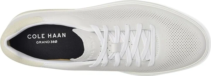 Cole Haan Grandpro Angleace Sneakers Men's Shoes Optic White/Silver Birch/Optic White : 13 D - Medium, Leather - Image 2