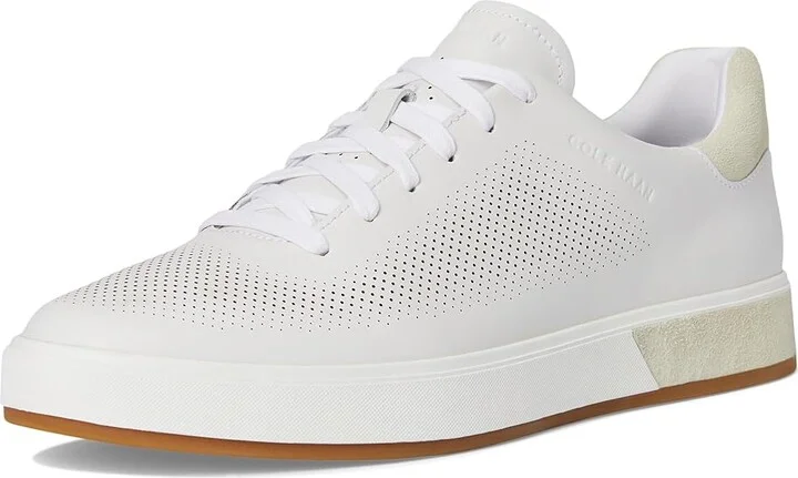 Cole Haan Grandpro Angleace Sneakers Men's Shoes Optic White/Silver Birch/Optic White : 13 D - Medium, Leather - Image 5