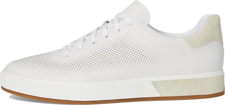 Cole Haan Grandpro Angleace Sneakers Men's Shoes Optic White/Silver Birch/Optic White : 13 D - Medium, Leather - Image 6