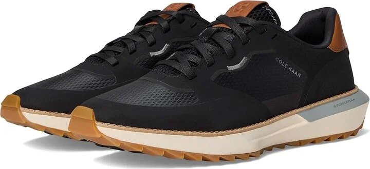Cole Haan Grandpro Ashland 2 Golf Men's Shoes Black/New Caramel/Ivory : 10.5 D - Medium, Leather
