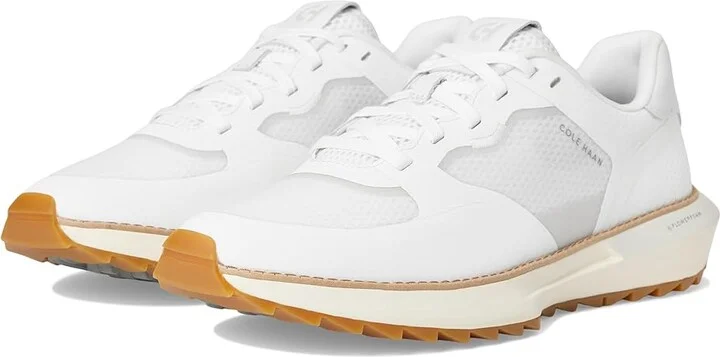 Cole Haan Grandpro Ashland 2 Golf Men's Shoes Optic White/Glacier Gray/Ivory : 8.5 D - Medium, Leather