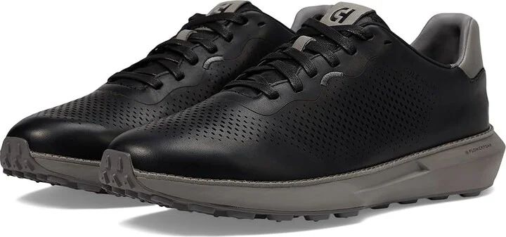 Cole Haan Grandpro Ashland Laser Perf Sneakers Men's Lace-up Boots Black/December Sky : 10.5 D - Medium, Leather