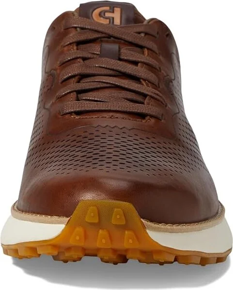 Cole Haan Grandpro Ashland Laser Perf Sneakers Men's Lace-up Boots British Tan/Madeira/Ivory : 8.5 D - Medium, Leather - Image 5