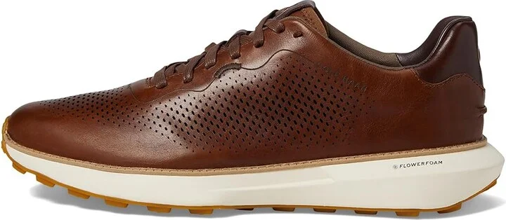 Cole Haan Grandpro Ashland Laser Perf Sneakers Men's Lace-up Boots British Tan/Madeira/Ivory : 8.5 D - Medium, Leather - Image 6