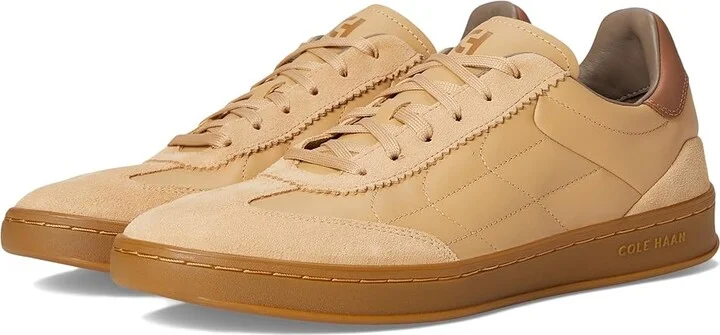 Cole Haan Grandpro Breakaway Sneaker Men's Lace-up Boots Buckwheat/Golden Honey/Gum : 8 D - Medium, Leather/Suede