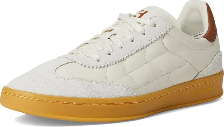 Cole Haan Grandpro Breakaway Sneaker Men's Lace-up Boots Ivory/New Caramel/Light Gum O : 8 W - Wide, Leather/Suede - Image 5