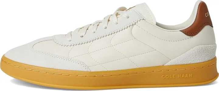 Cole Haan Grandpro Breakaway Sneaker Men's Lace-up Boots Ivory/New Caramel/Light Gum O : 8 W - Wide, Leather/Suede - Image 6