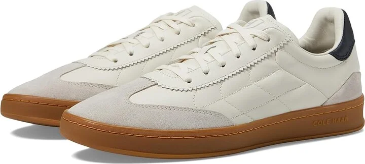 Cole Haan Grandpro Breakaway Sneaker Men's Lace-up Boots Ivory/Silver Lining/Gum : 10.5 W - Wide, Leather/Suede