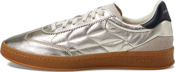 Cole Haan Grandpro Breakaway Sneaker Women's Shoes Gold/Birch/Black : 6.5 B - Medium, Leather/Suede - Image 6