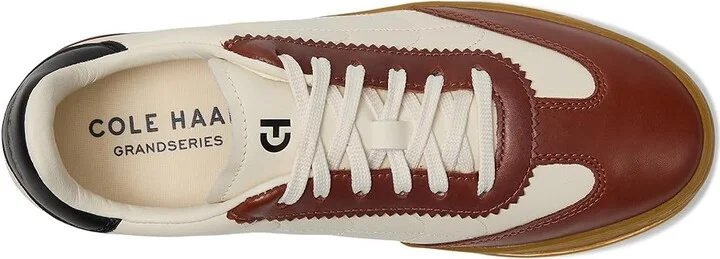 Cole Haan Grandpro Breakaway Sneaker Women's Shoes Ivory/Dark Cuoio : 11 B - Medium, Leather/Suede - Image 2