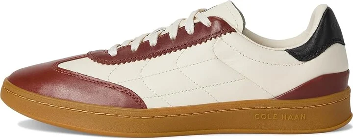 Cole Haan Grandpro Breakaway Sneaker Women's Shoes Ivory/Dark Cuoio : 11 B - Medium, Leather/Suede - Image 6