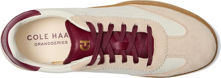 Cole Haan Grandpro Breakaway Sneaker Women's Shoes Ivory/Opticat Suede/Black Cherry : 5 C - Wide, Leather/Suede - Image 2