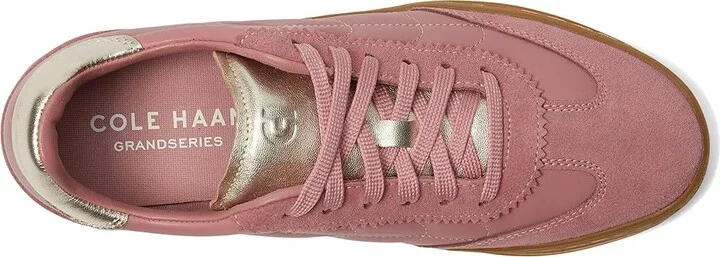 Cole Haan Grandpro Breakaway Sneaker Women's Shoes Light Rose/Suede/Gold Talca : 6.5 B - Medium, Leather/Suede - Image 2