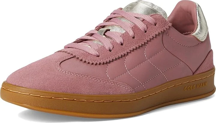 Cole Haan Grandpro Breakaway Sneaker Women's Shoes Light Rose/Suede/Gold Talca : 6.5 B - Medium, Leather/Suede - Image 5