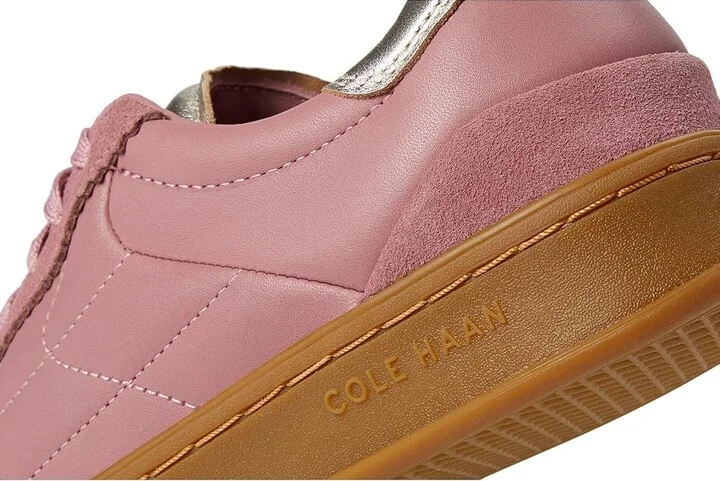 Cole Haan Grandpro Breakaway Sneaker Women's Shoes Light Rose/Suede/Gold Talca : 6.5 B - Medium, Leather/Suede - Image 7
