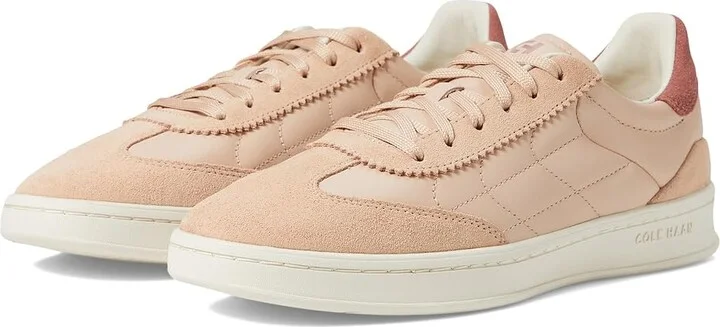Cole Haan Grandpro Breakaway Sneaker Women's Shoes Porcelin/Rouge/Ivory : 10 B - Medium, Leather/Suede