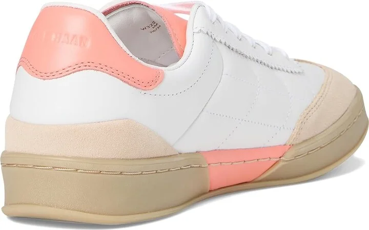 Cole Haan Grandpro Breakaway Sneaker Women's Shoes White/Oat Suede/Desert Flower Suede : 8.5 B - Medium, Leather/Suede - Image 4