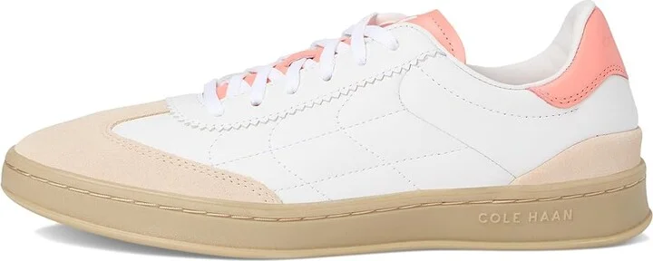 Cole Haan Grandpro Breakaway Sneaker Women's Shoes White/Oat Suede/Desert Flower Suede : 8.5 B - Medium, Leather/Suede - Image 6