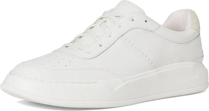 Cole Haan Grandpro Carissa Sneakers Women's Shoes White/Silver Birch/White : 6.5 C - Wide, Leather/Rubber - Image 5