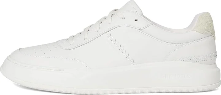 Cole Haan Grandpro Carissa Sneakers Women's Shoes White/Silver Birch/White : 6.5 C - Wide, Leather/Rubber - Image 6