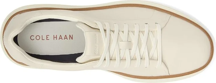 Cole Haan Grandpro Court Skyweave Sneakers Men's Shoes Ivory/Ivory/Ivory : 8.5 W - Wide, Leather - Image 2