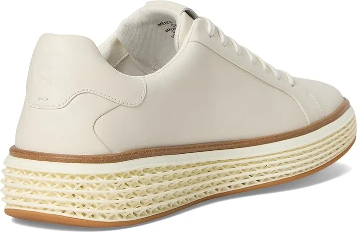 Cole Haan Grandpro Court Skyweave Sneakers Men's Shoes Ivory/Ivory/Ivory : 8.5 W - Wide, Leather - Image 4