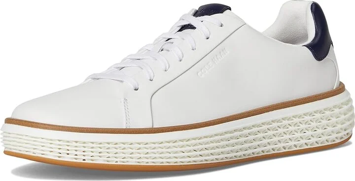Cole Haan Grandpro Court Skyweave Sneakers Men's Shoes Optic White/Midnight Moon/White : 13 D - Medium, Leather - Image 5