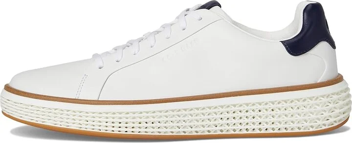 Cole Haan Grandpro Court Skyweave Sneakers Men's Shoes Optic White/Midnight Moon/White : 13 D - Medium, Leather - Image 6